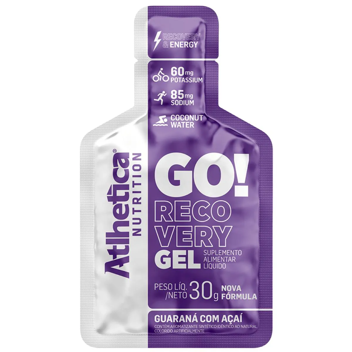 Carb Gel Atletica Go 30g Guaraná c/Acai