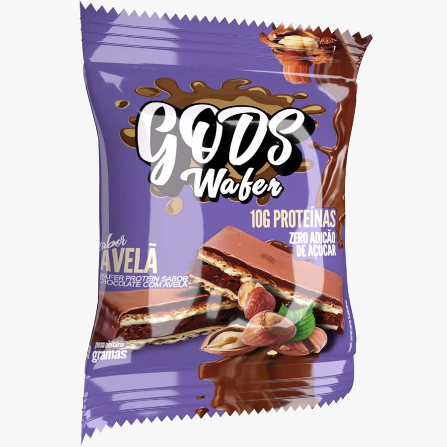 Gods Wafer Avelã 51g