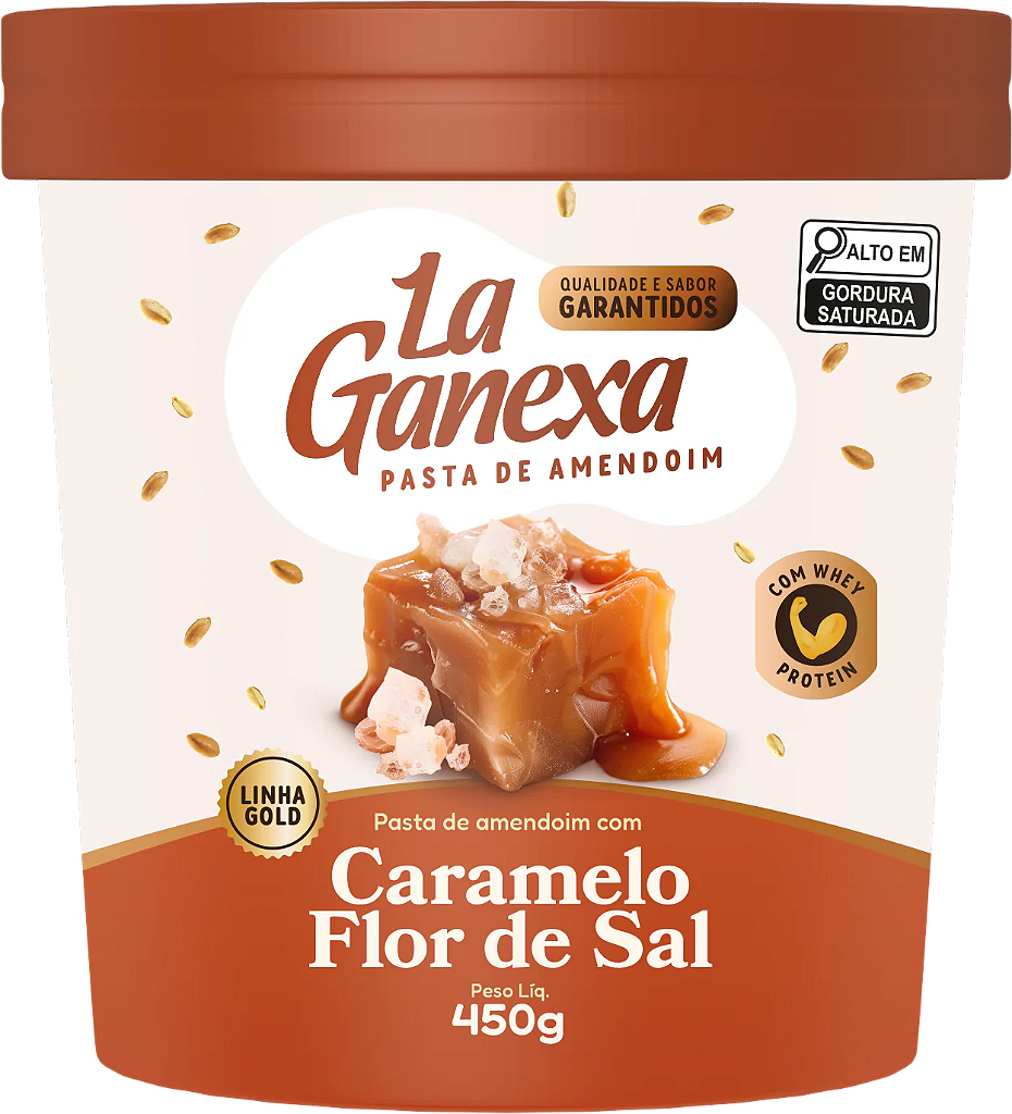 Pasta de Amendoim Caramelo e Flor de Sal