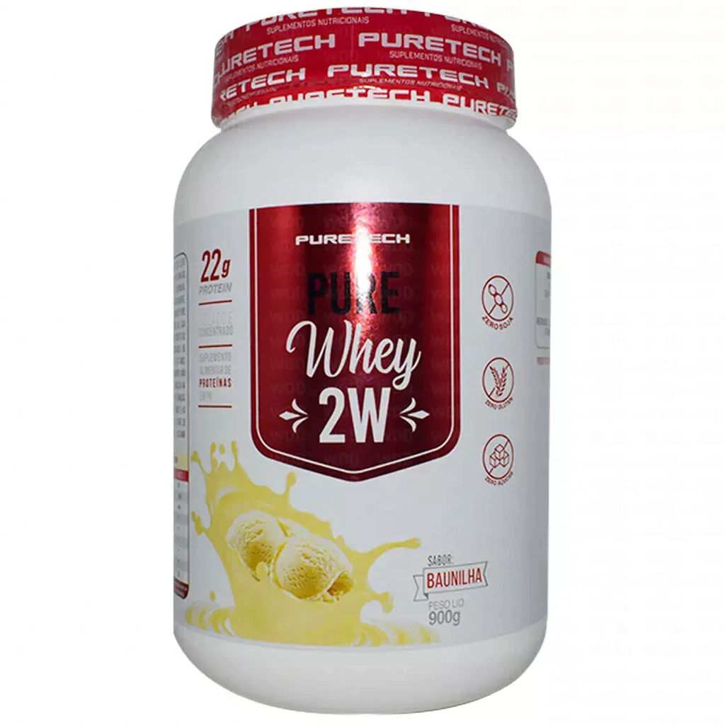 Pure Whey 2w Baunilha 900g