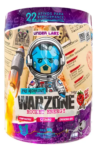 Pré Treino Warzone 450g Cosmic Fruit Battle