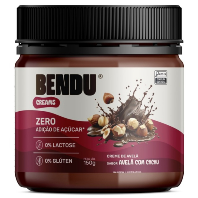 Bendu Creme Avelã Cacau 150g