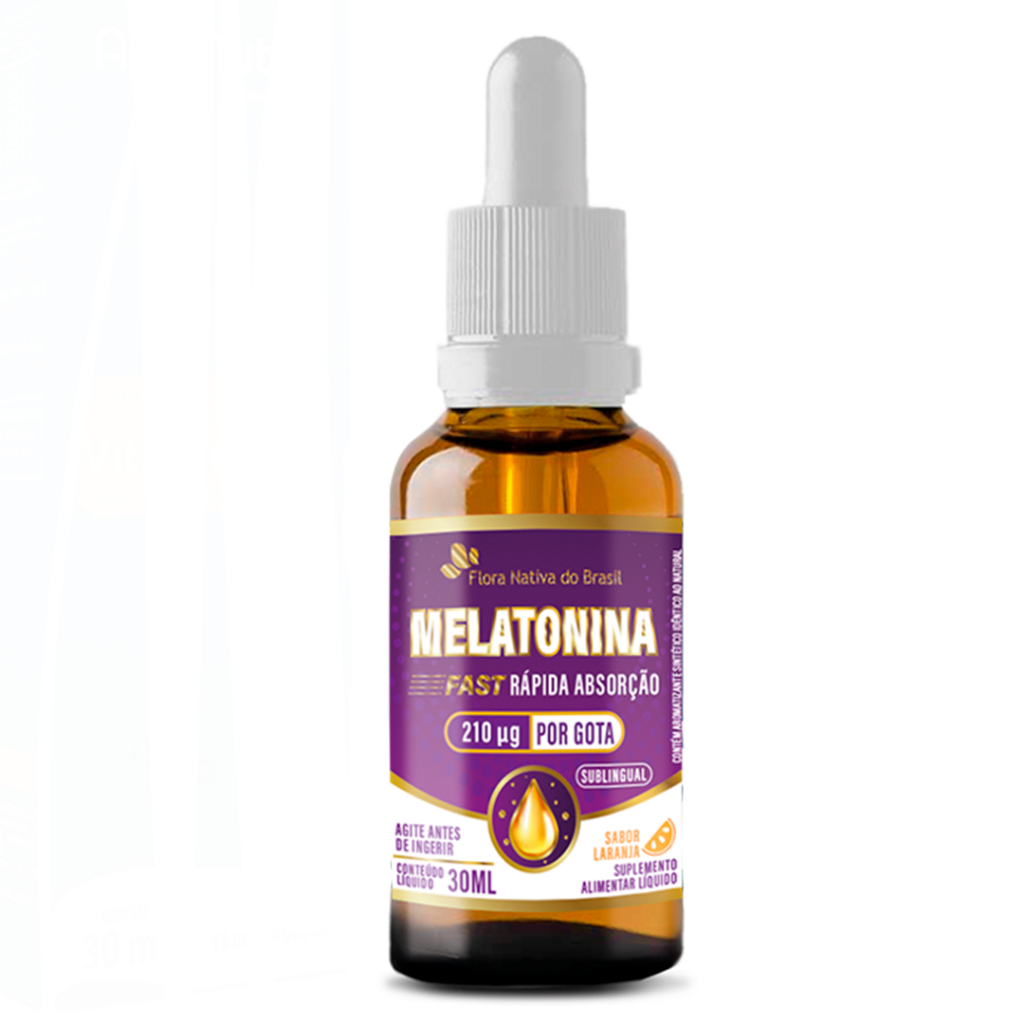 Melatonina Sublingual 30ml Laranja