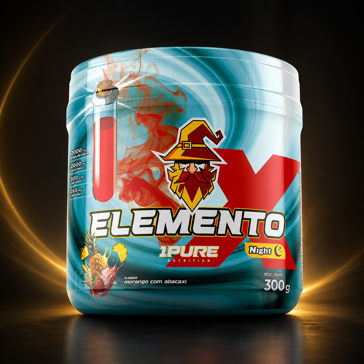 Elemento X Night Morango c/ Abacaxi 300g