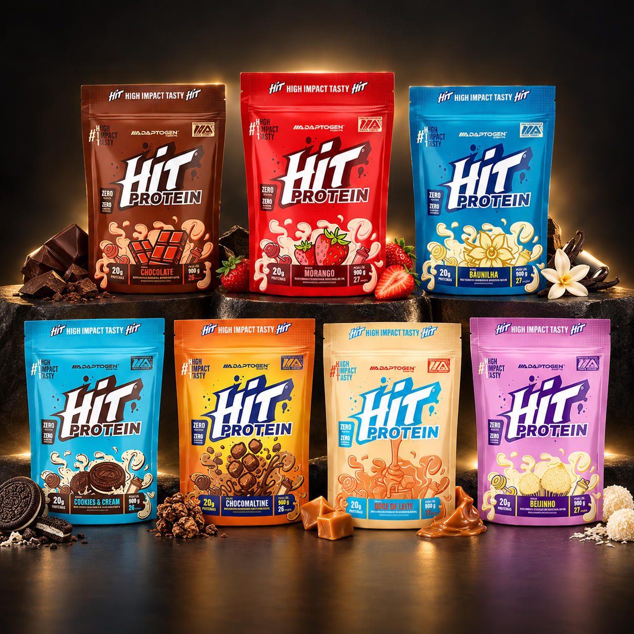 HIT Protein Adaptogen | 20g de Proteína 900g