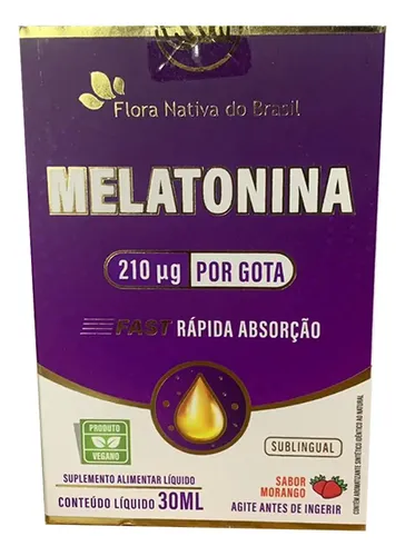 Melatonina Sublingual 30ml Morango
