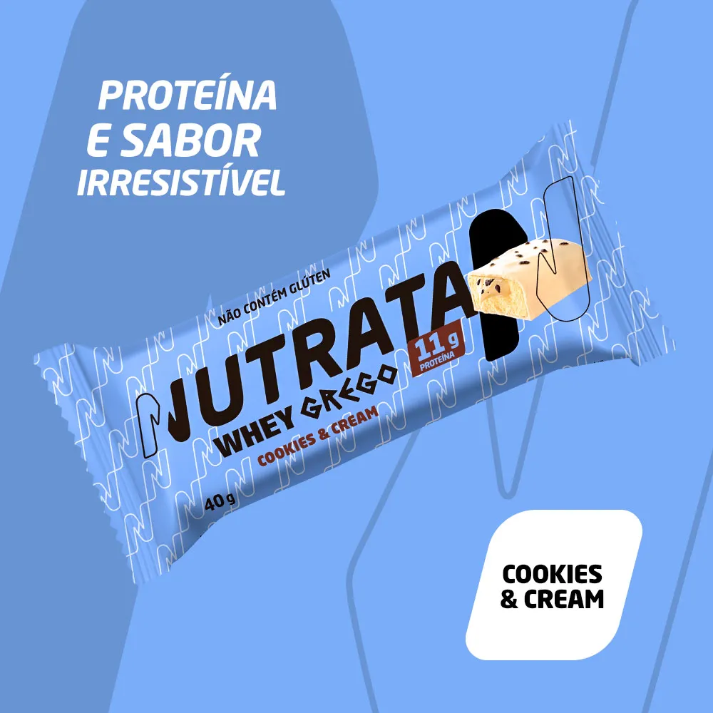 Barrinha Grego Cookies & Cream