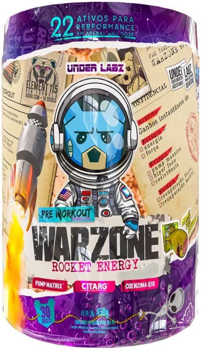Pré Treino Warzone 450g Pink Lemonade
