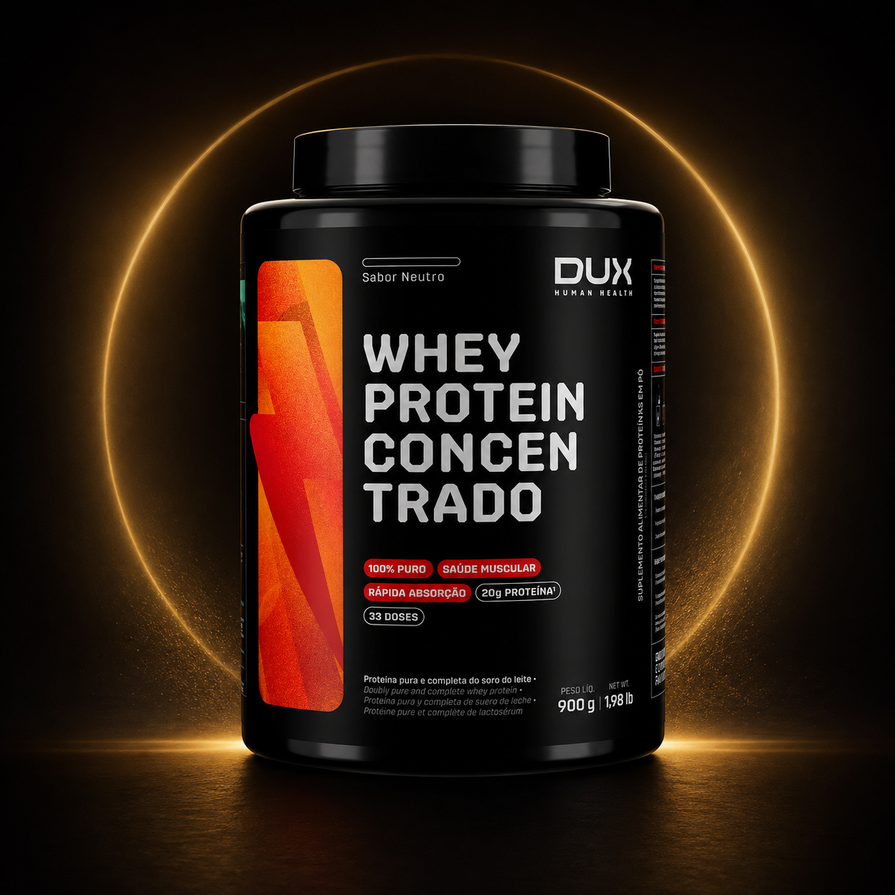 Whey Protein Concentrado Dux 900g