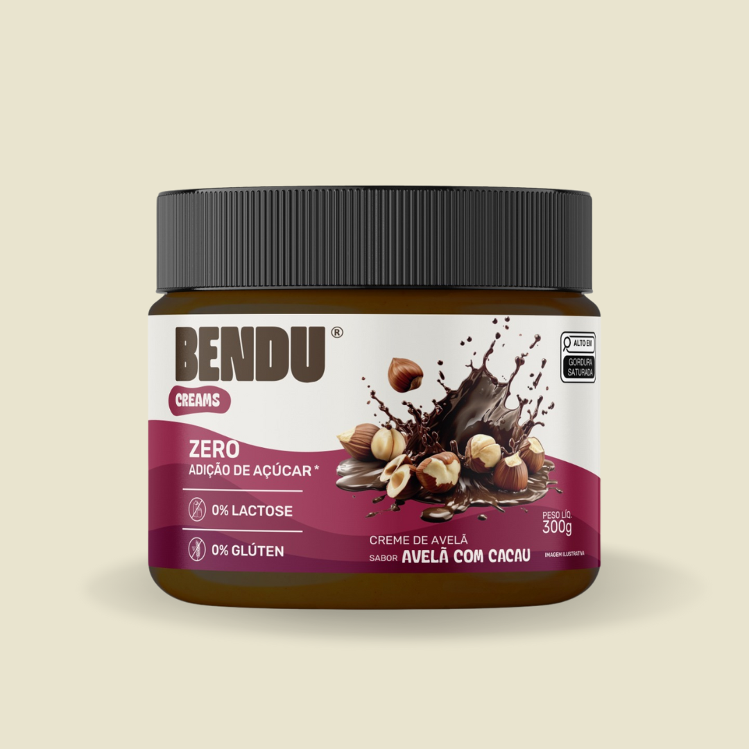 Bendu Creme Avelã Cacau 300g