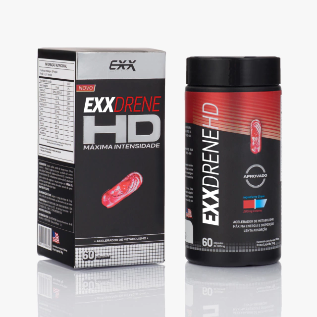 EXX Drene HD Termogênico | 60 Cápsulas
