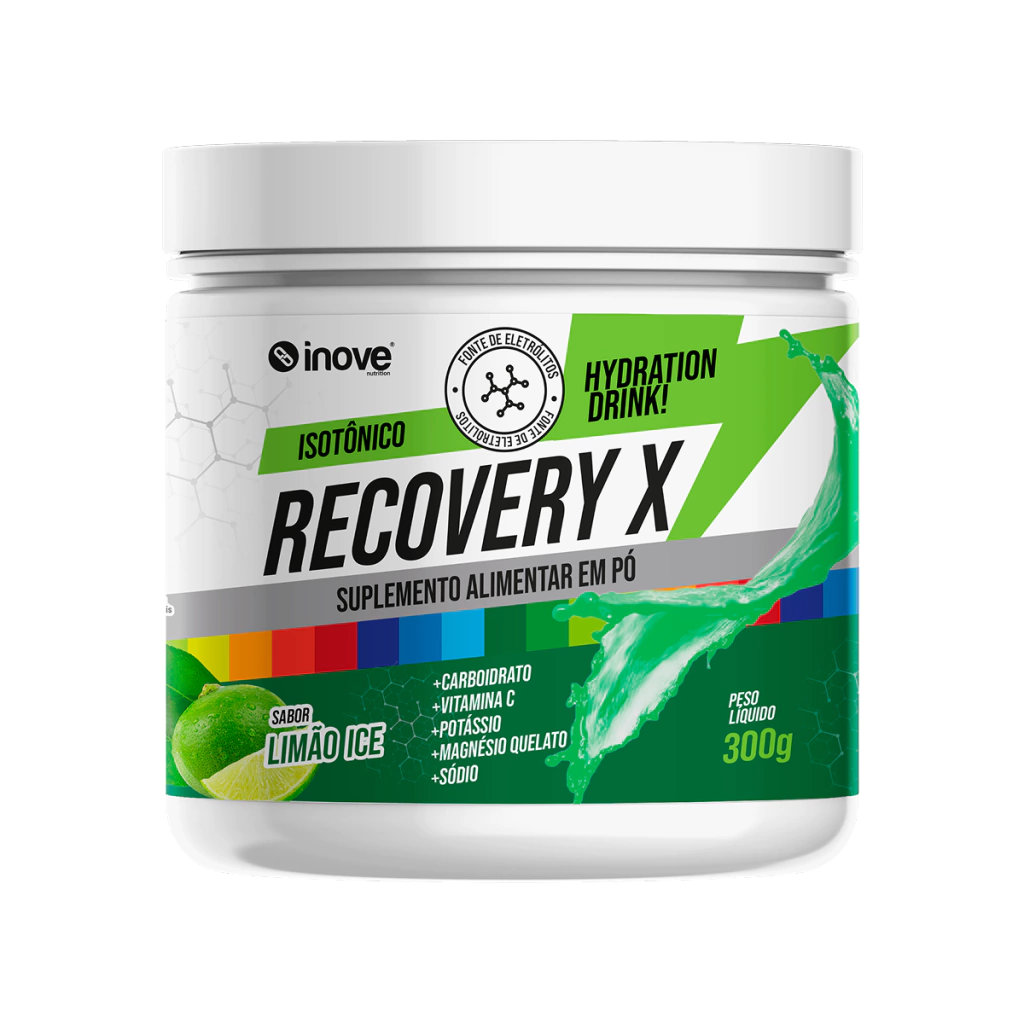 Recovery X Inove Nutrition Isotônico Limão Ice 300g