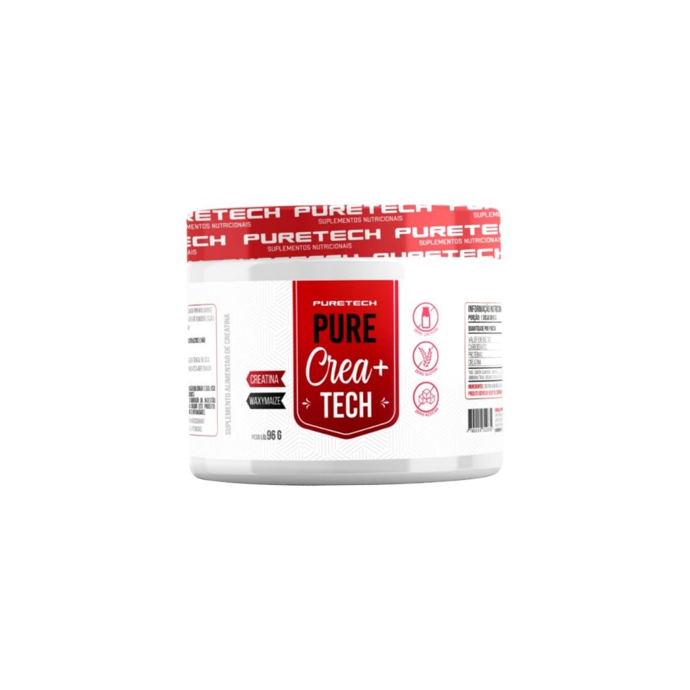 Pure Crea+Tech PureTech  | Creatina + Waxy Maize | 96g