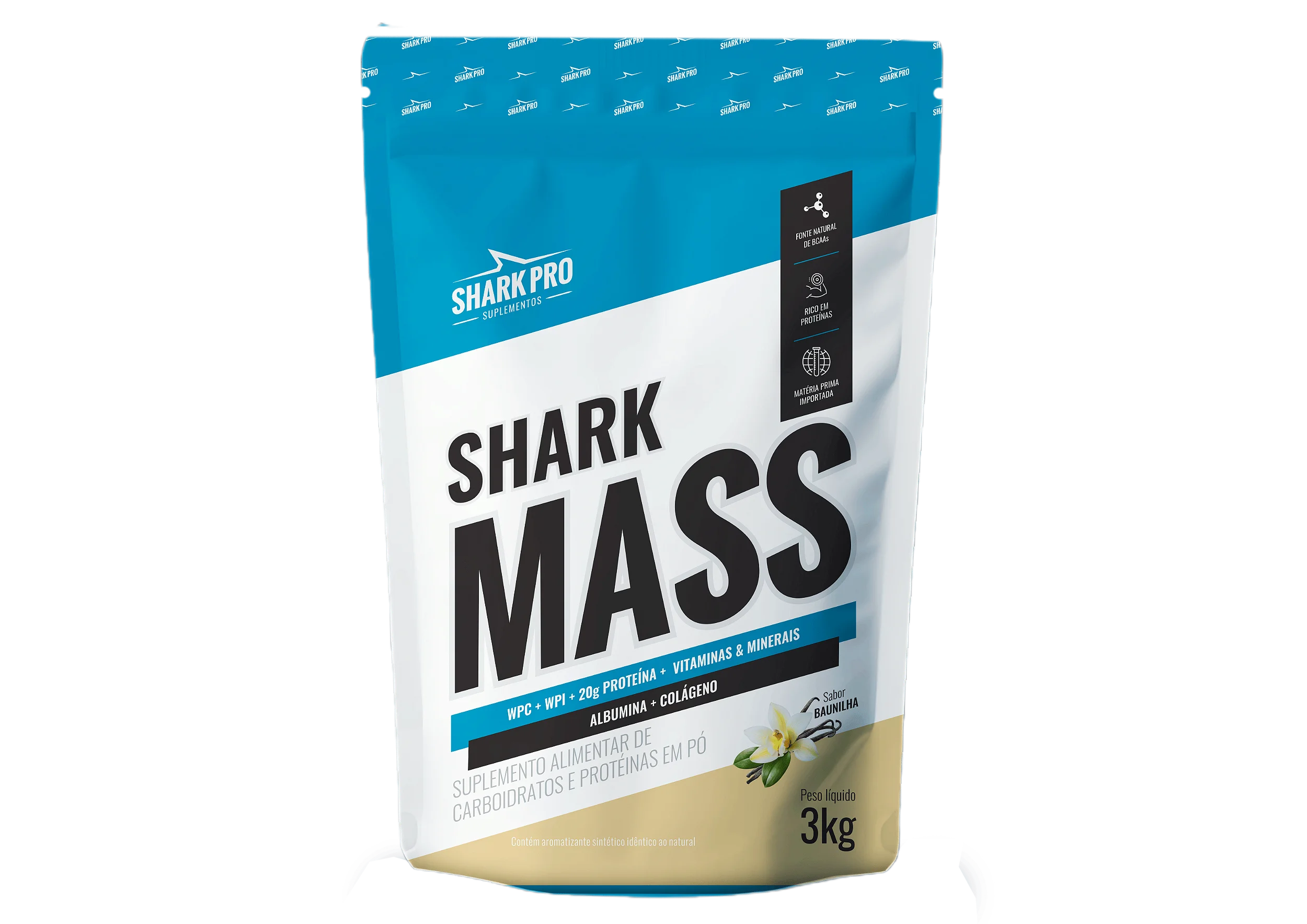 Shark Mass X Baunilha 3kg