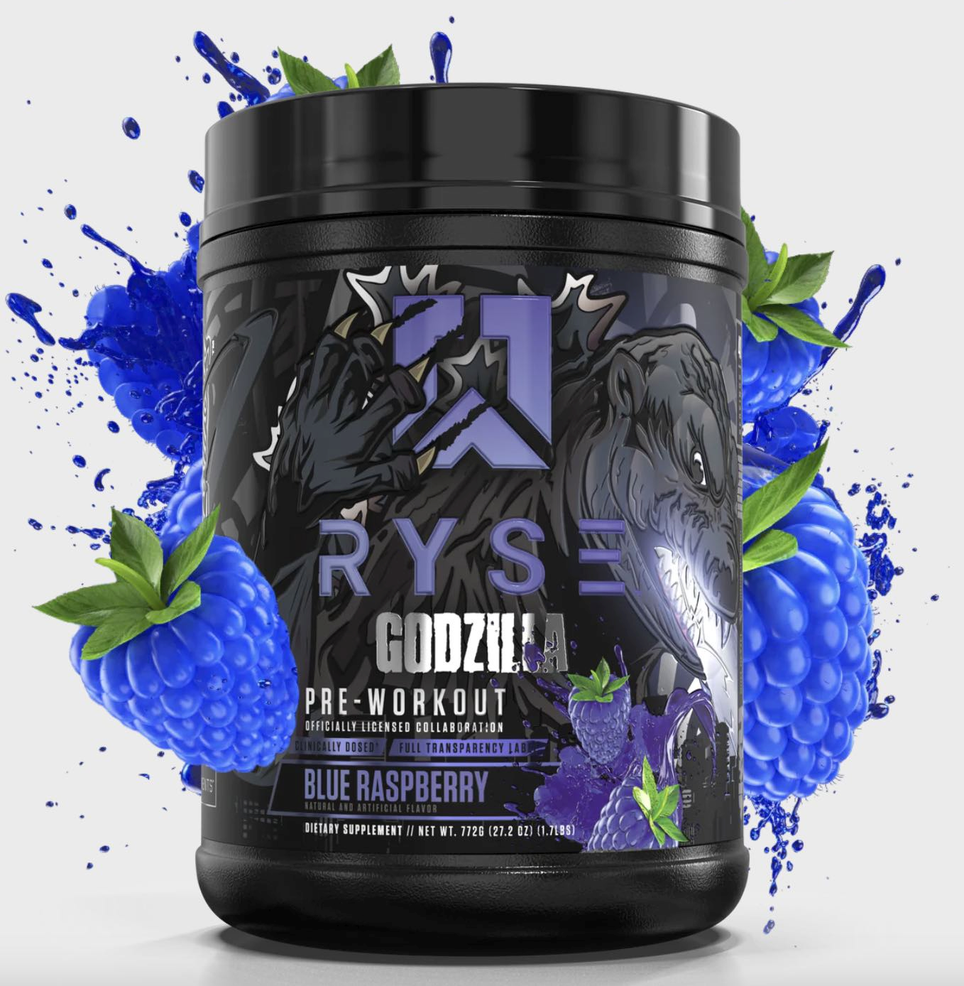 Pré-Treino Ryse Blue Raspberry 393g